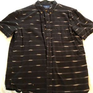 Black American Eagle short sleeve button down.